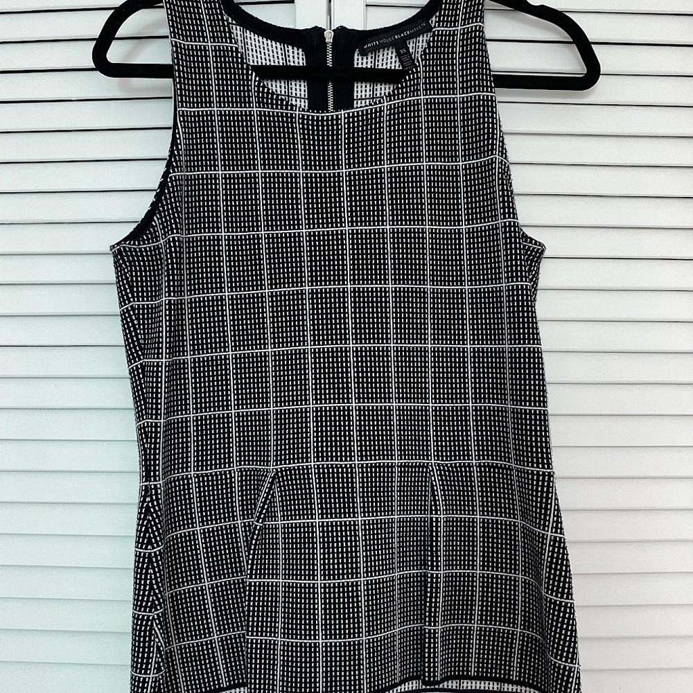 houndstooth print top